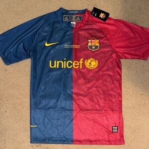 Nike Barcelona Jersey - Red and Blue